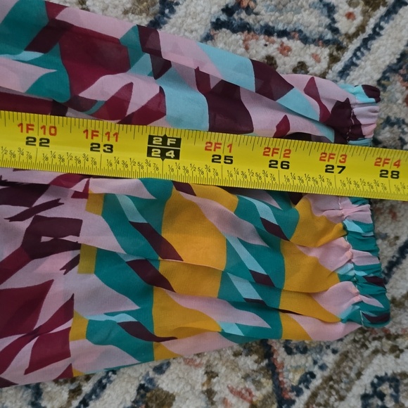 RYEGRASS BRAND WOMEN'S MULTI COLORED BLOUSE TOP SIZE LARGE - Picture 14 of 16